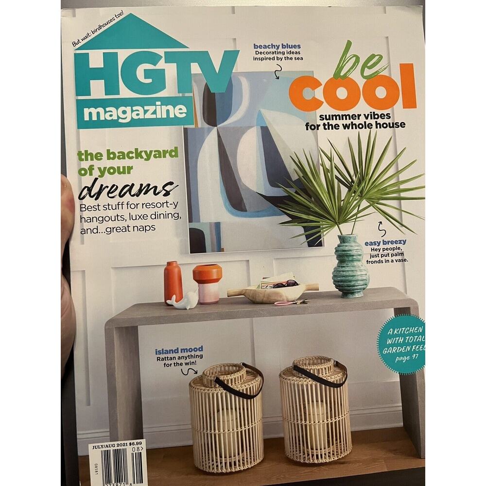 HGTV Magazine 2021 July August - The Backyard Of Your Dreams Do It Yourself